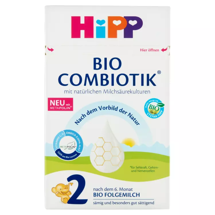 HiPP 2 Bio Combiotik tejalapú anyatej-kieg.tápszer 600g