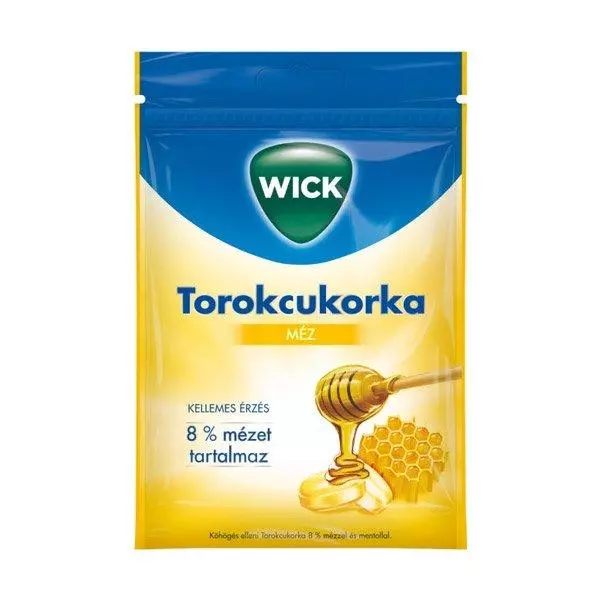 Wick torokcukor méz 72g Wick torokcukor méz 72g