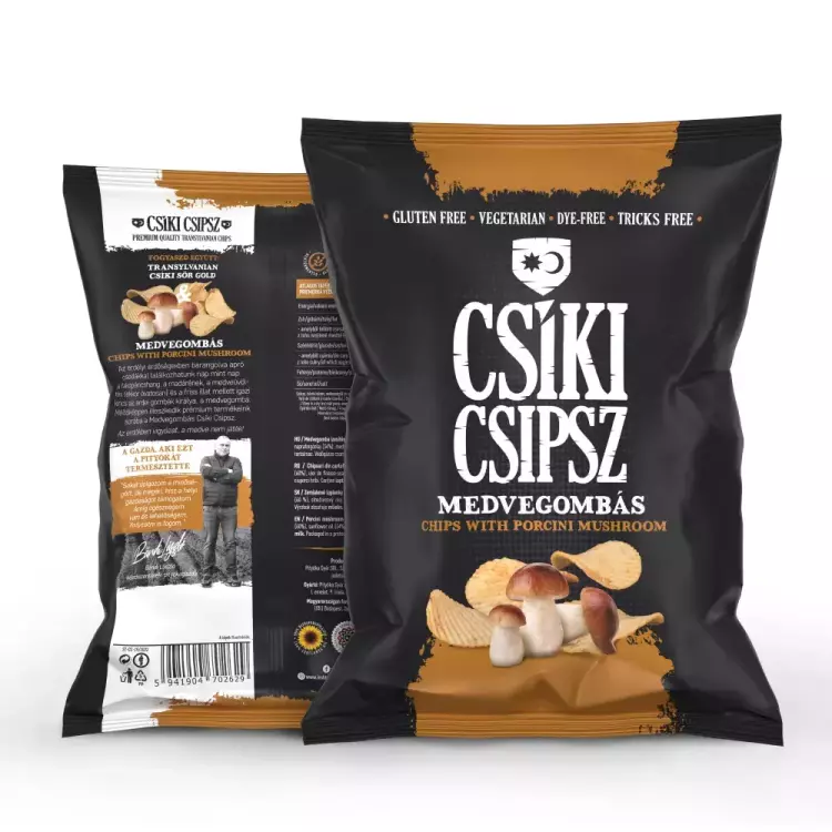 Csíki Csipsz medvegombás chips 50g Csíki Csipsz medvegombás chips 50g