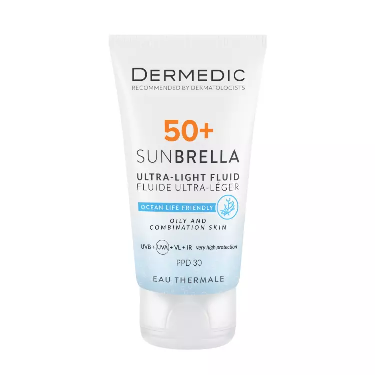 Dermedic Sunbrella Ultra Light SPF50+ fluid zs/k b 40ml Dermedic Sunbrella Ultra Light SPF50+ fluid zs/k b 40ml