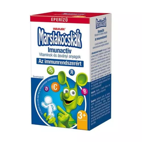 Marslakócskák Imunactiv eper rágótabletta 100x