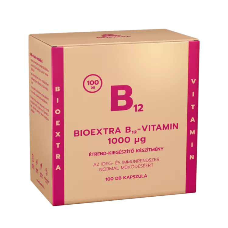 Bioextra B12-vitamin 1000 mcg kapszula 100x Bioextra B12-vitamin 1000 mcg kapszula 100x