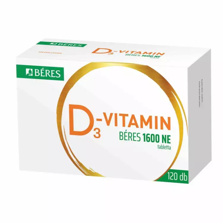 D3-vitamin Béres 1600 NE tabletta 120x D3-vitamin Béres 1600 NE tabletta 120x