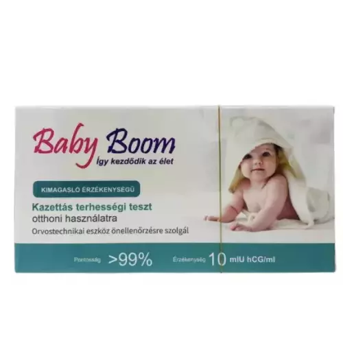 Baby Boom terhességi teszt kazettás érzékeny 1x