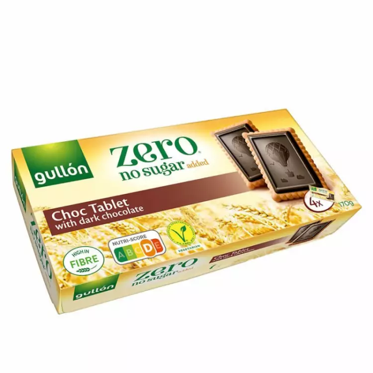 Gullón keksz choco tablet cukormentes 150g Gullón keksz choco tablet cukormentes 150g