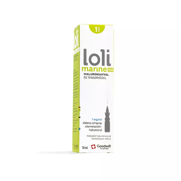 Lolimarine HA 1 mg/ml oldatos orrspray 1x10ml Lolimarine HA 1 mg/ml oldatos orrspray 1x10ml