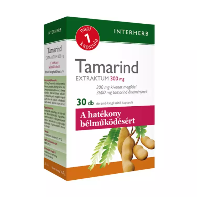 Interherb Napi1 Tamarind Extraktum kapszula 30x Interherb Napi1 Tamarind Extraktum kapszula 30x