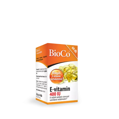 BioCo E-vitamin 400 NE lágyzselatin kapszula 60x