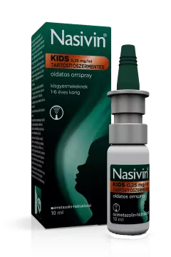 Nasivin Kids 0,25 mg/ml tart.ment.old.orrspray 1x10ml Nasivin Kids 0,25 mg/ml tart.ment.old.orrspray 1x10ml