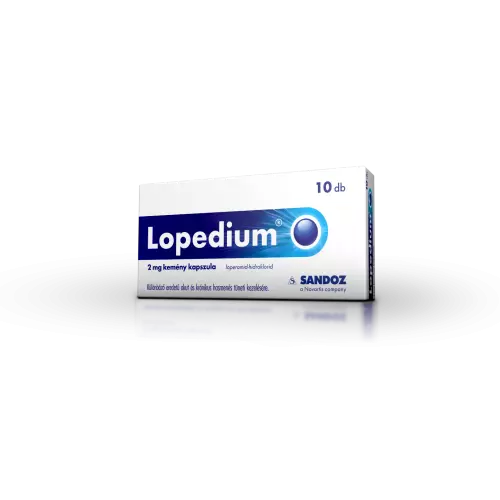 Lopedium 2 mg kemény kapszula 10x