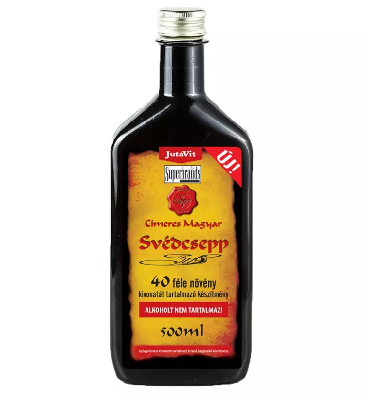 JutaVit Svédcsepp 40 féle növényből alkoholmentes 500ml JutaVit Svédcsepp 40 féle növényből alkoholmentes 500ml