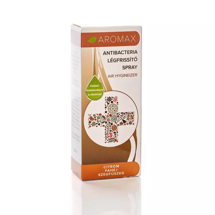 Antibacteria légfriss. spray citrom-fahéj-szegf. 20ml Antibacteria légfriss. spray citrom-fahéj-szegf. 20ml