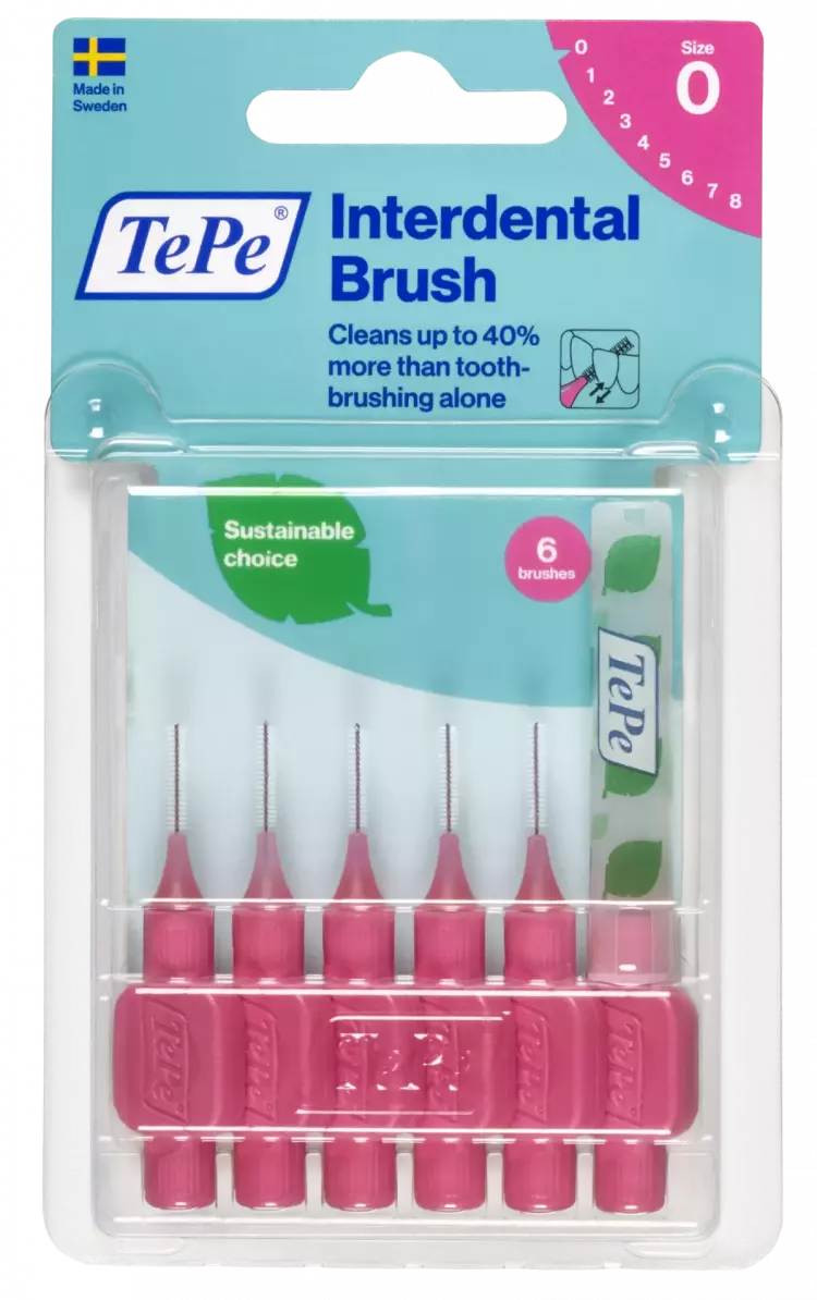 TePe Original fogköztisztító kefe 0,4 mm pink 6x TePe Original fogköztisztító kefe 0,4 mm pink 6x