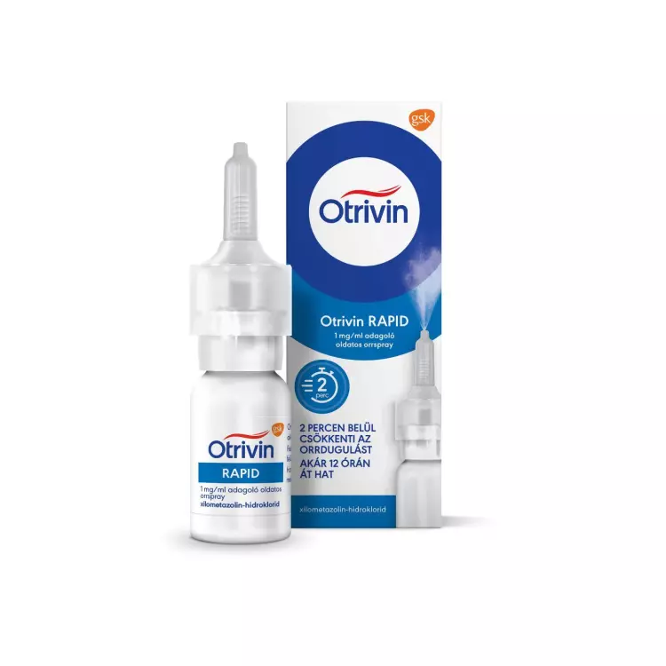 Otrivin Rapid 1 mg/ml adagoló oldatos orrspray 1x10ml Otrivin Rapid 1 mg/ml adagoló oldatos orrspray 1x10ml