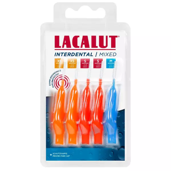 Lacalut Interdental fogköztisztító kefe MIX 5x Lacalut Interdental fogköztisztító kefe MIX 5x
