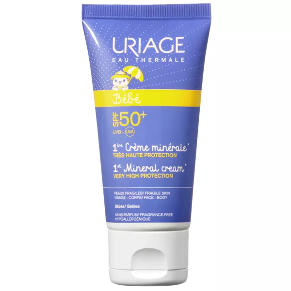 Uriage Baba Mineral fényvédő krém SPF 50+ 50ml Uriage Baba Mineral fényvédő krém SPF 50+ 50ml