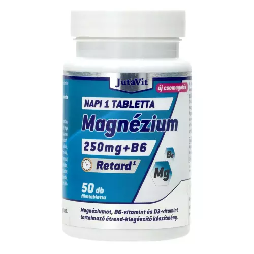 JutaVit Magnézium+ B6+ D3-vitamin retard filmtabl. 50x