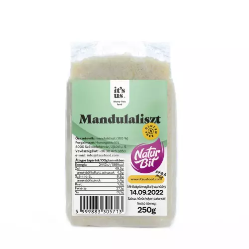 Naturbit mandulaliszt gluténmentes 250g