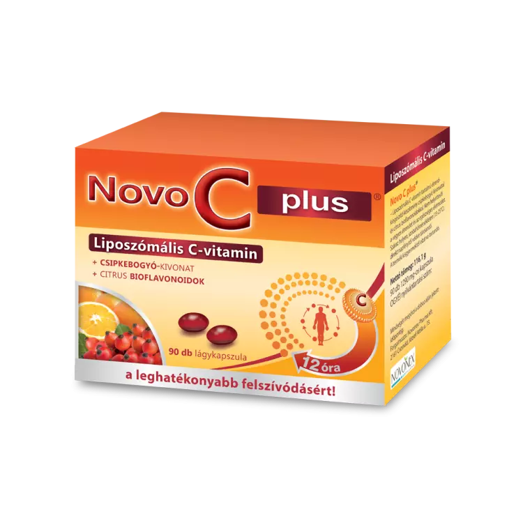 Novo C Plus liposzómás retard C kapszula 90x Novo C Plus liposzómás retard C kapszula 90x