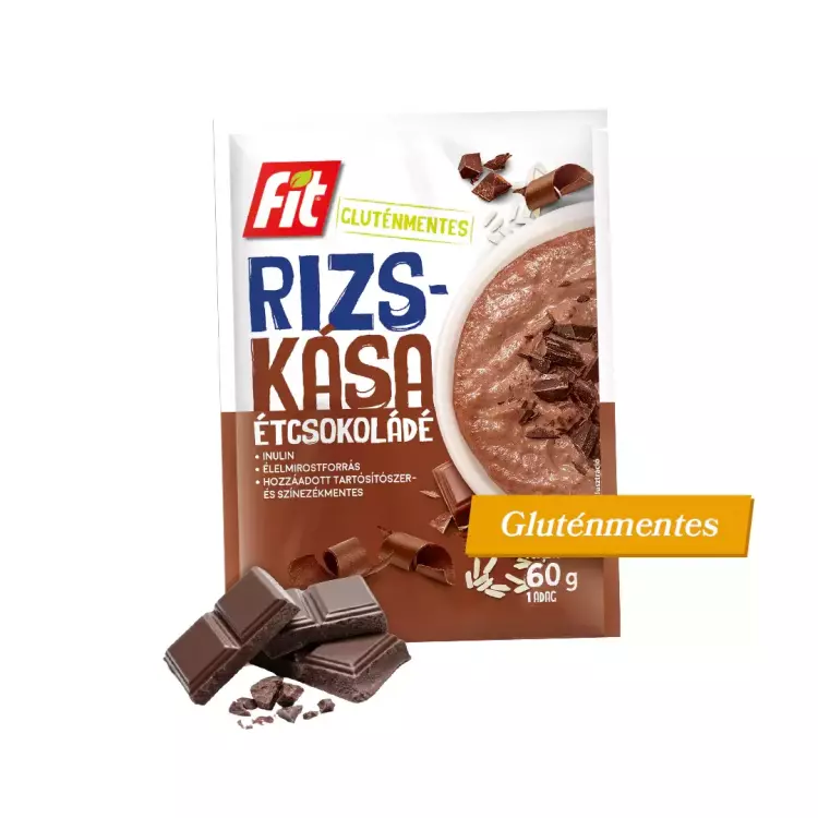 Fit rizskása étcsokoládé GM. 60g Fit rizskása étcsokoládé GM. 60g
