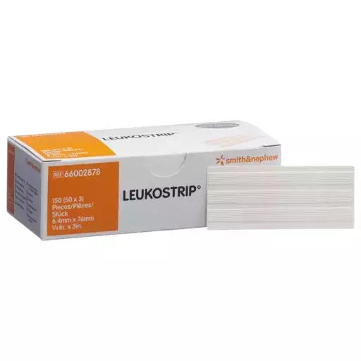 Leukostrip sebzáró tapasz  6,4mm  x 76mm 50x