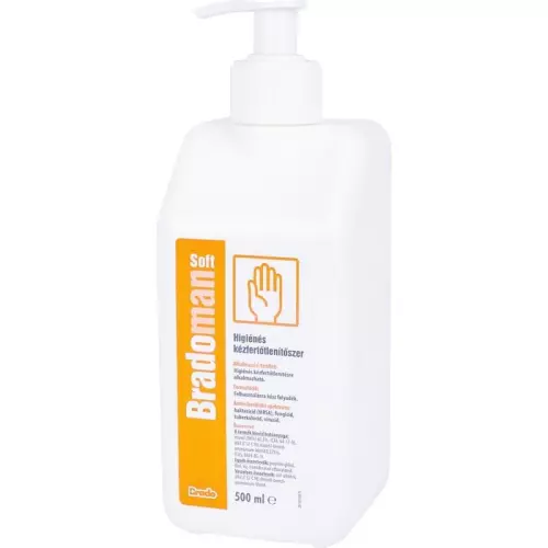 Bradoman Soft kézfertőtlenítő oldat pumpás 500ml