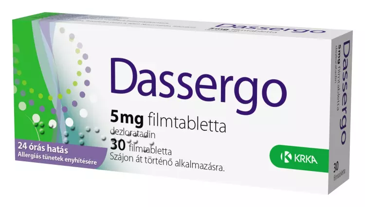 Dassergo 5 mg filmtabletta 30x Dassergo 5 mg filmtabletta 30x