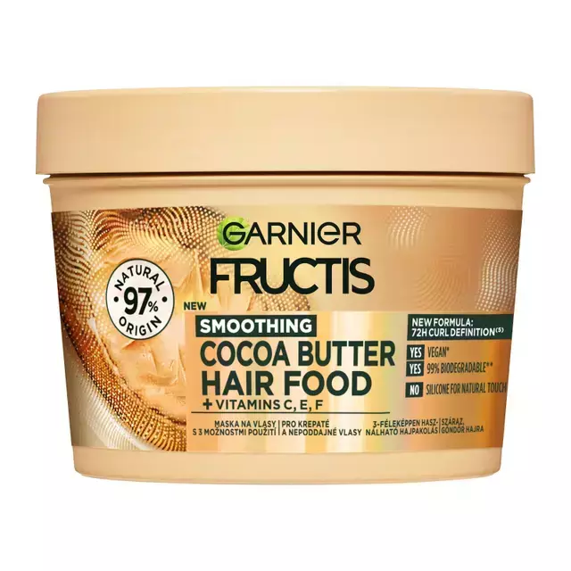 Garnier Fructis hair food hajpakolás cocoa 400ml Garnier Fructis hair food hajpakolás cocoa 400ml
