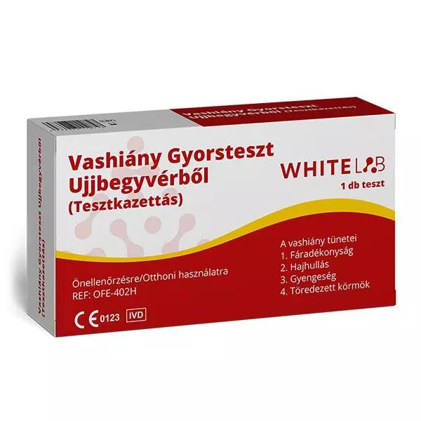 Whitelab Vashiány gyorsteszt 1x Whitelab Vashiány gyorsteszt 1x