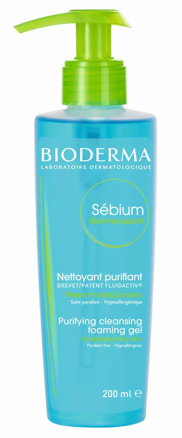 Bioderma Sébium Moussant tisztító habzó gél zs.b. 200ml
