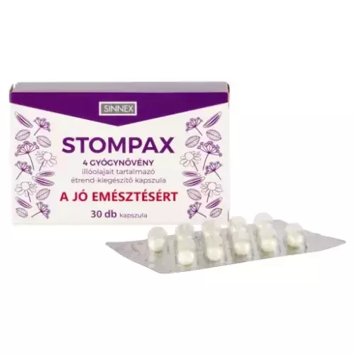 Stompax 4 gyógynövény illóolajait tart. kapszula 30x