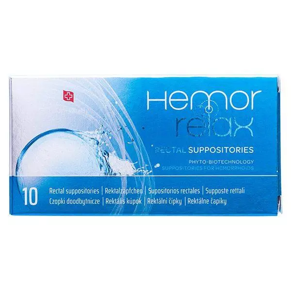 Hemorrelax végbélkúp 10x Hemorrelax végbélkúp 10x