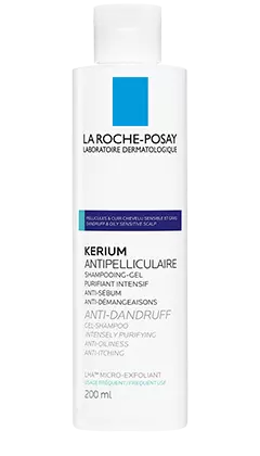 La Roche-Posay Kerium gél-sampon zsíros, korpás hajra 200ml La Roche-Posay Kerium gél-sampon zsíros, korpás hajra 200ml