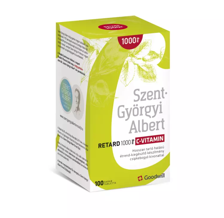 Szent- Györgyi Albert C-vitamin 1000mg retard tbl. 100x Szent- Györgyi Albert C-vitamin 1000mg retard tbl. 100x