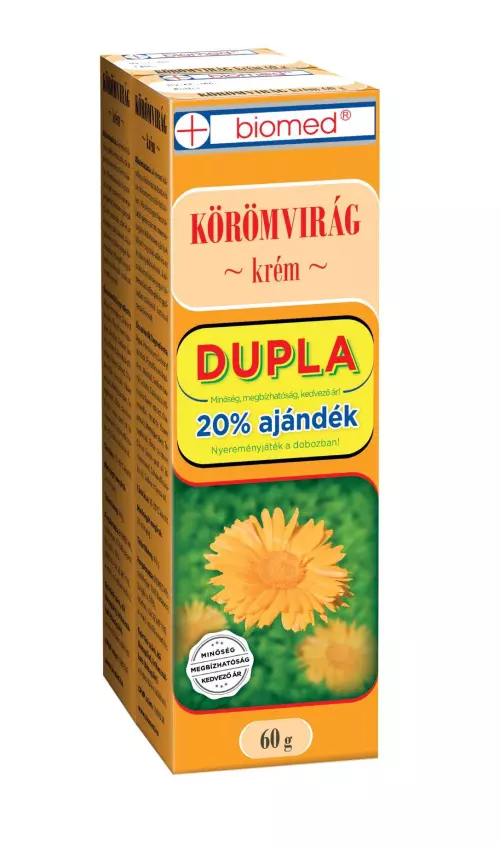 Biomed Körömvirág krém Dupla 2x60g