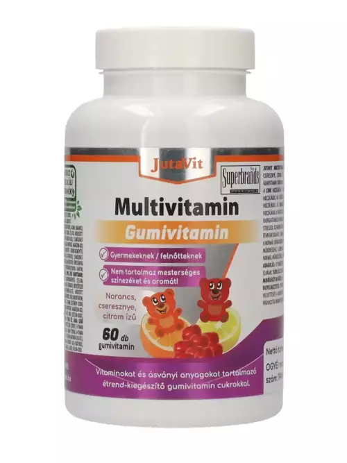 JutaVit Multivitamin gumivit. citrom-narancs-cser. 60x