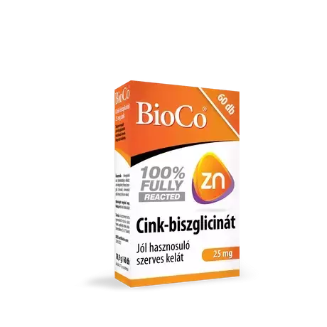BioCo Cink-biszglicinát 25 mg tabletta 60x BioCo Cink-biszglicinát 25 mg tabletta 60x