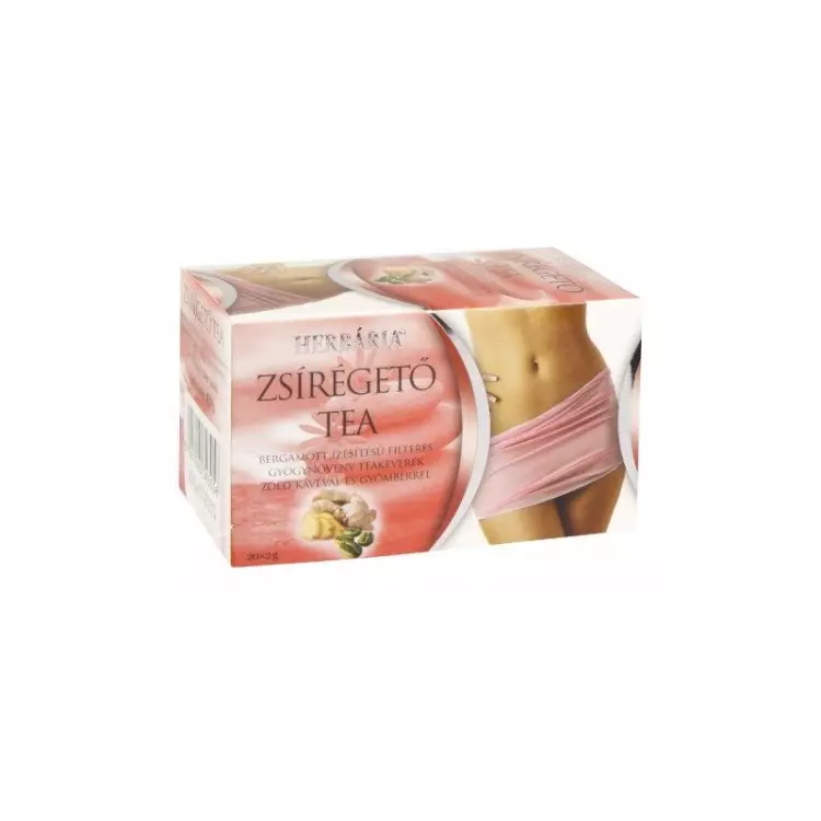 Zsírégető teakeverék filteres HERBÁRIA 20x2g Zsírégető teakeverék filteres HERBÁRIA 20x2g