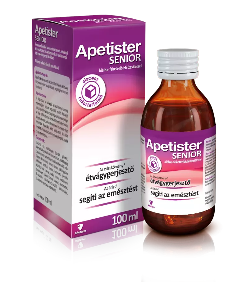 Apetister Senior oldat málna-feketeribizli 100ml Apetister Senior oldat málna-feketeribizli 100ml
