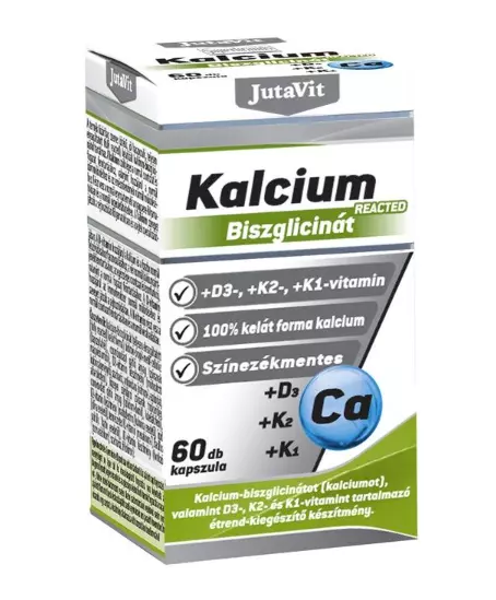 JutaVit Kalcium-biszglicinát D3 K2 K1 kapszula 60x