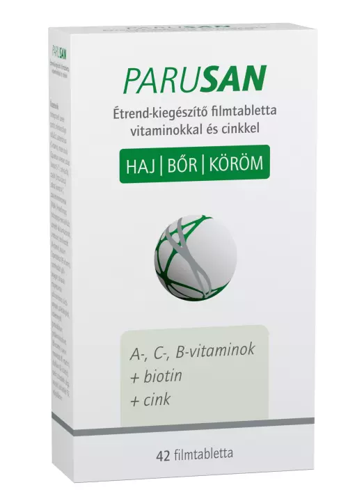 Parusan vitaminokkal cinkkel étrendkieg. filmtabl. 42x