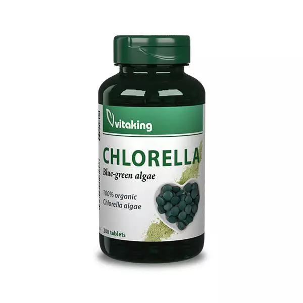 Vitaking Chlorella alga 500 mg tabletta 200x Vitaking Chlorella alga 500 mg tabletta 200x