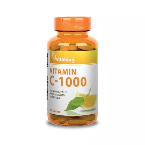 Vitaking C-vitamin 1000 mg acerola+csipkeb. tabl. 90x
