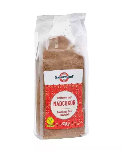 Naturmind lágy sötétbarna nádcukor 500g