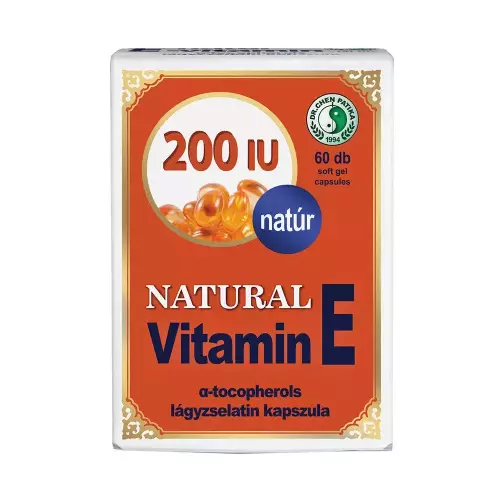 Dr.Chen Natur E-vitamin 200 mg lágyzselatin kapsz. 60x
