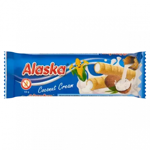 Alaska kókusz ízű krémes kukoricarúd GM. 18g