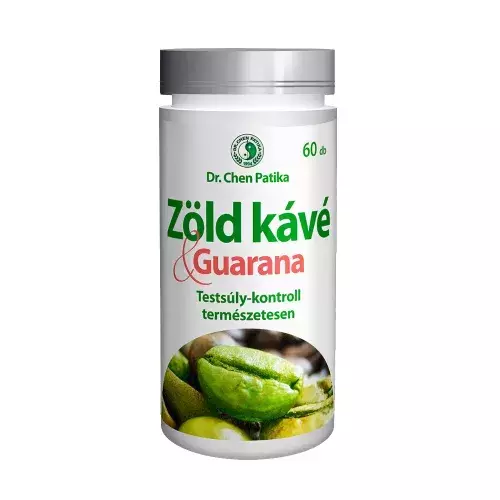 Dr.Chen Zöldkávé Guarana Testsúly-kontroll kapsz. 60x Dr.Chen Zöldkávé Guarana Testsúly-kontroll kapsz. 60x