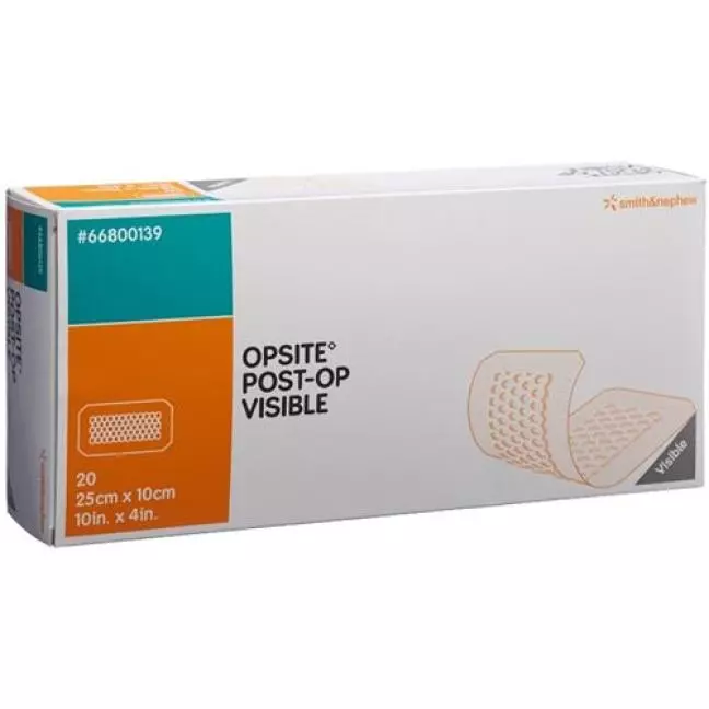 Opsite Post-Op Visible 25cm x 10cm 20x Opsite Post-Op Visible 25cm x 10cm 20x