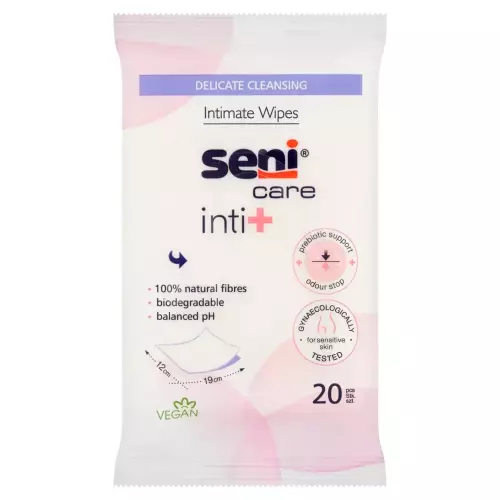 Seni Care inti+ nedves törlőkendő 20x