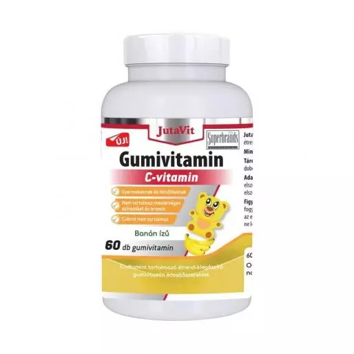 JutaVit C-vitamin gumivitamin banán ízű 60x